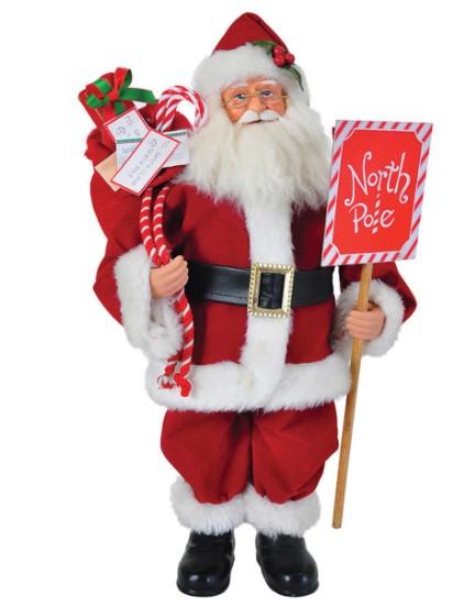 North Pole Santa - 15 Inch