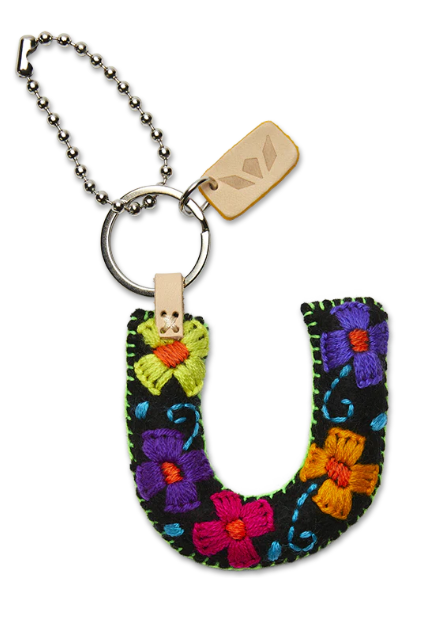 Consuela Felt Alphabet Charms - Black