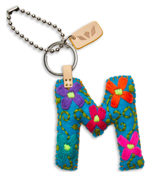 Consuela Felt Alphabet Charms - Turquoise