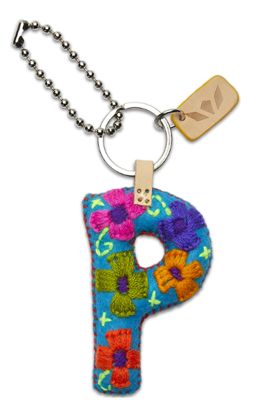 Consuela Felt Alphabet Charms - Turquoise