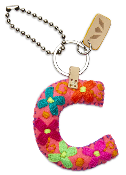 Consuela Felt Alphabet Charm - Pink