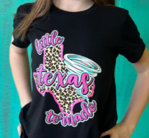 LITTLE TEXAS TORNADO GIRLS TEE