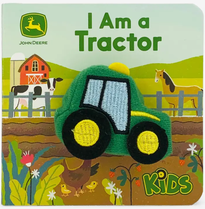 John Deere Kids I Am A Tractor Puppet Board Book