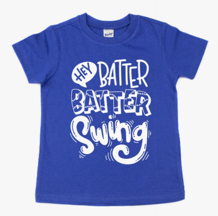 Hey Batter Batter Swing -Kid Graphic Tee