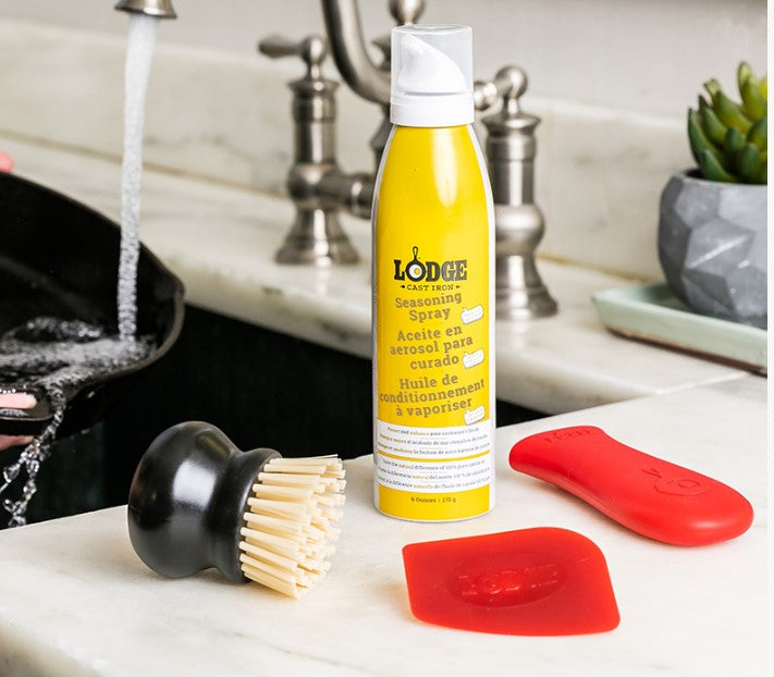 Seasoned Cast Iron Care Kit