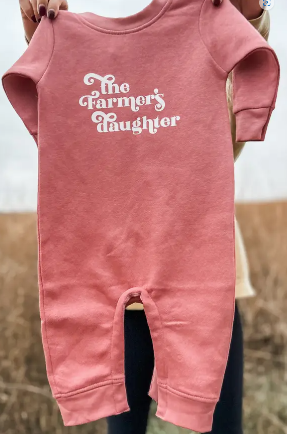 ‘Farmer’s Daughter’ Baby Fleece One Piece