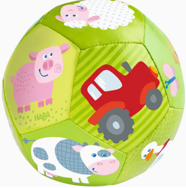 Soft Baby Ball – Farm-Themed Sensory Plush Ball