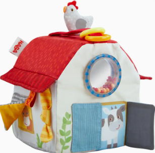 Farmyard Play Cube | Multi-Activity Wooden Toy For Toddlers