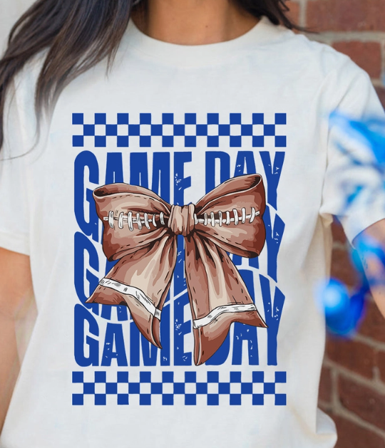 Bowknot Game Day Graphic Tee