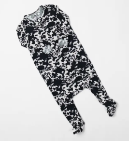 Cow Print Baby Bamboo Pajamas