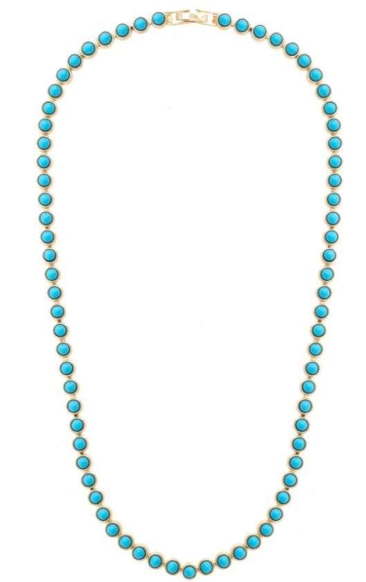 Albuquerque Tennis Necklace in Turquoise