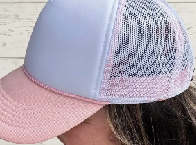 Wonderfully Made Pink Bow Trucker Cap
