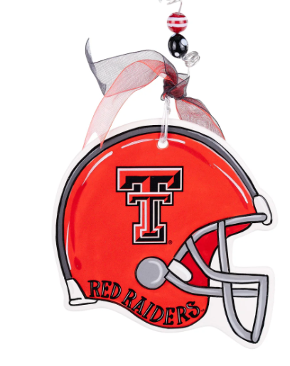 Texas Tech Helmet Flat Ornament