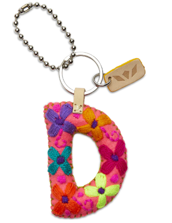 Consuela Felt Alphabet Charm - Pink