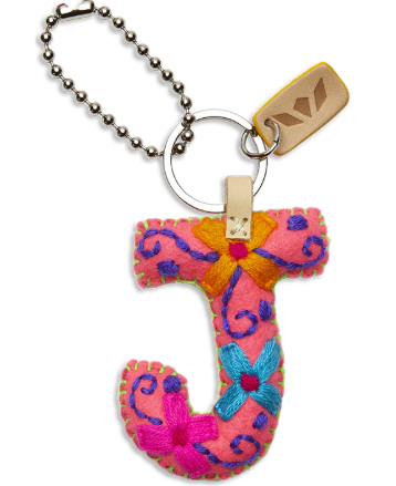 Consuela Felt Alphabet Charm - Pink
