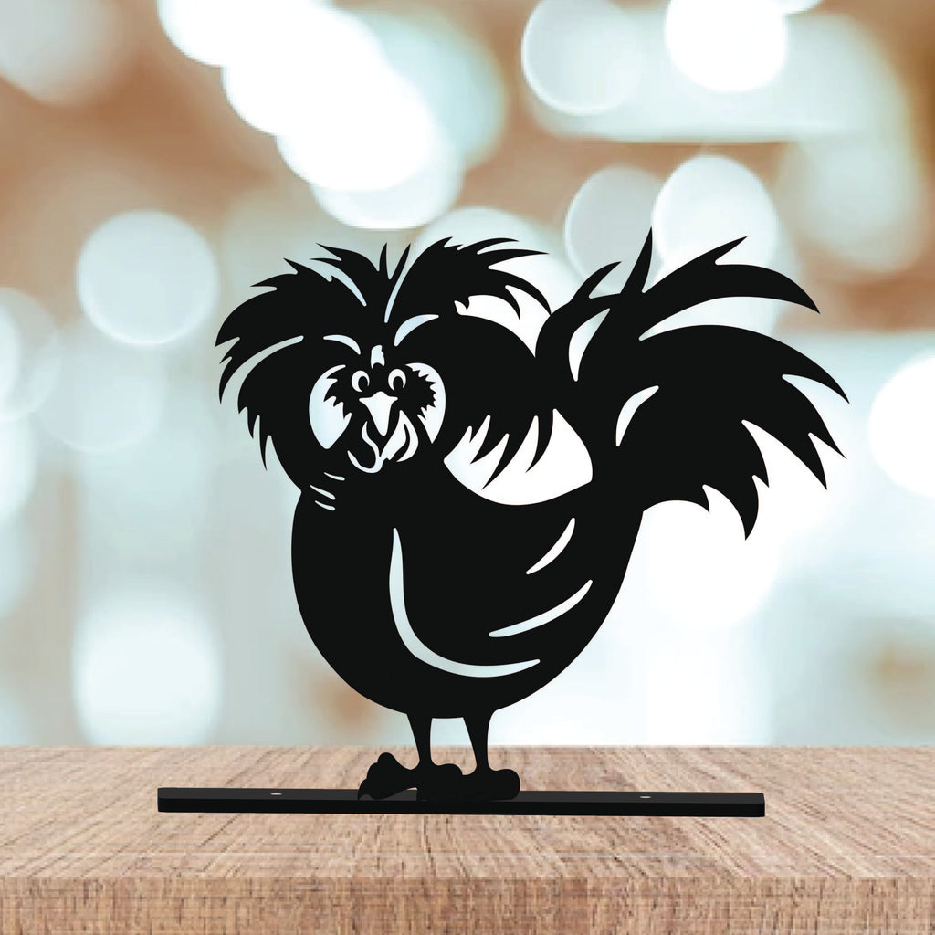 Silly Hair Chicken - Shelf Sitter