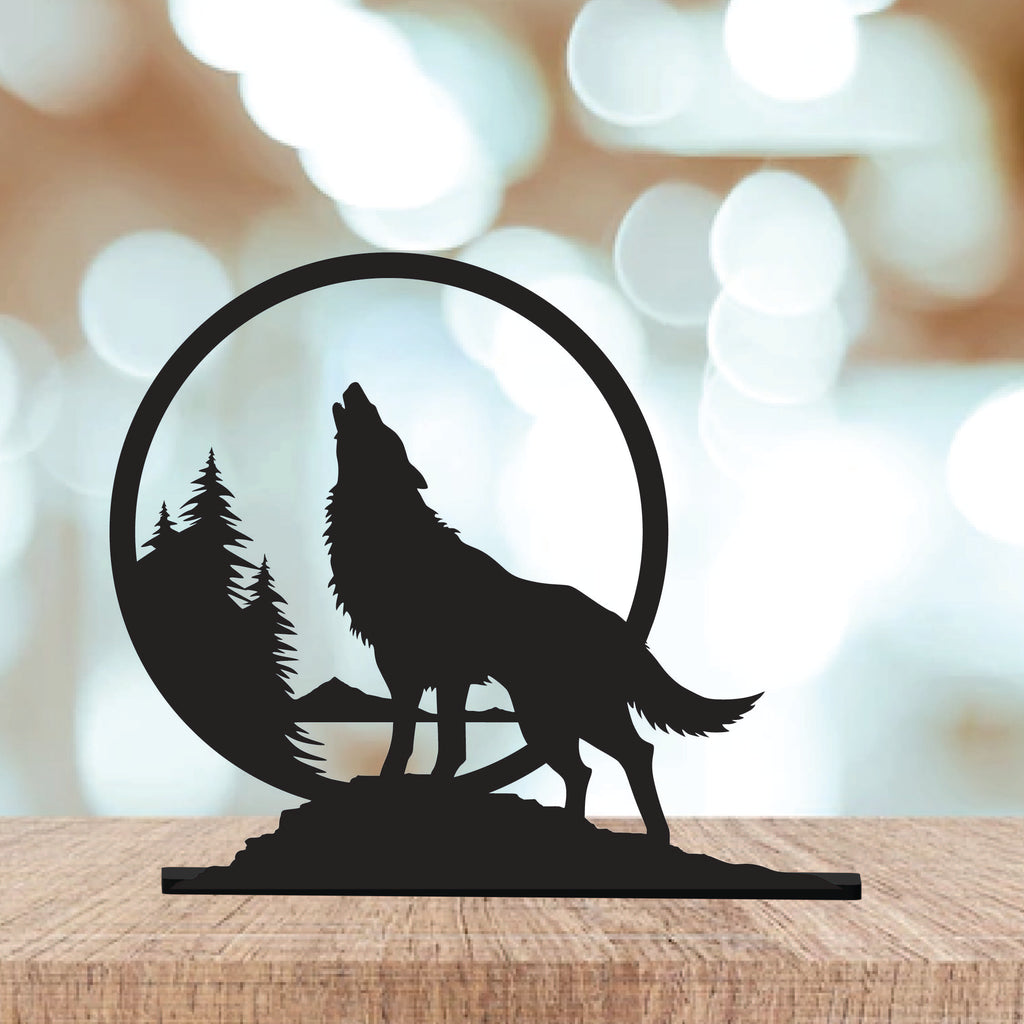 Wolf Howling - Shelf Sitter