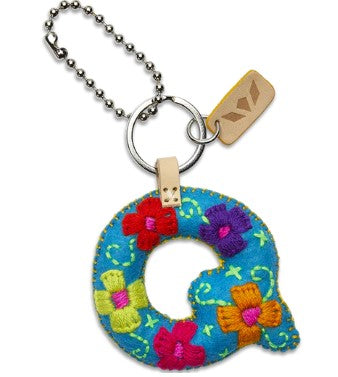 Consuela Felt Alphabet Charms - Turquoise
