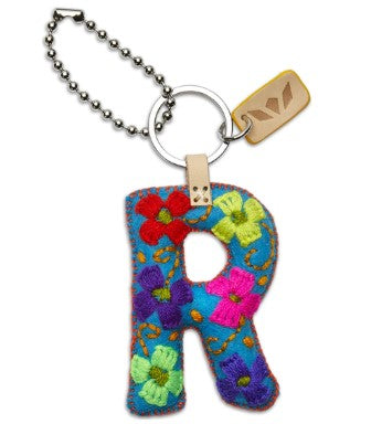 Consuela Felt Alphabet Charms - Turquoise