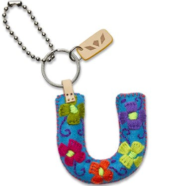 Consuela Felt Alphabet Charms - Turquoise