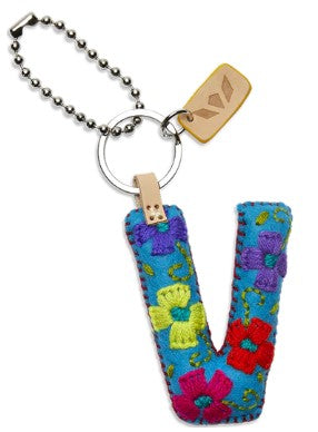 Consuela Felt Alphabet Charms - Turquoise