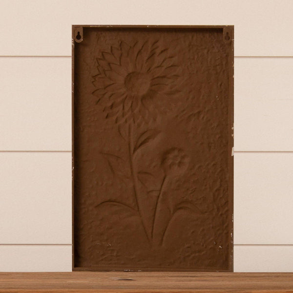 Wall Art - Embossed Gold Sunflower