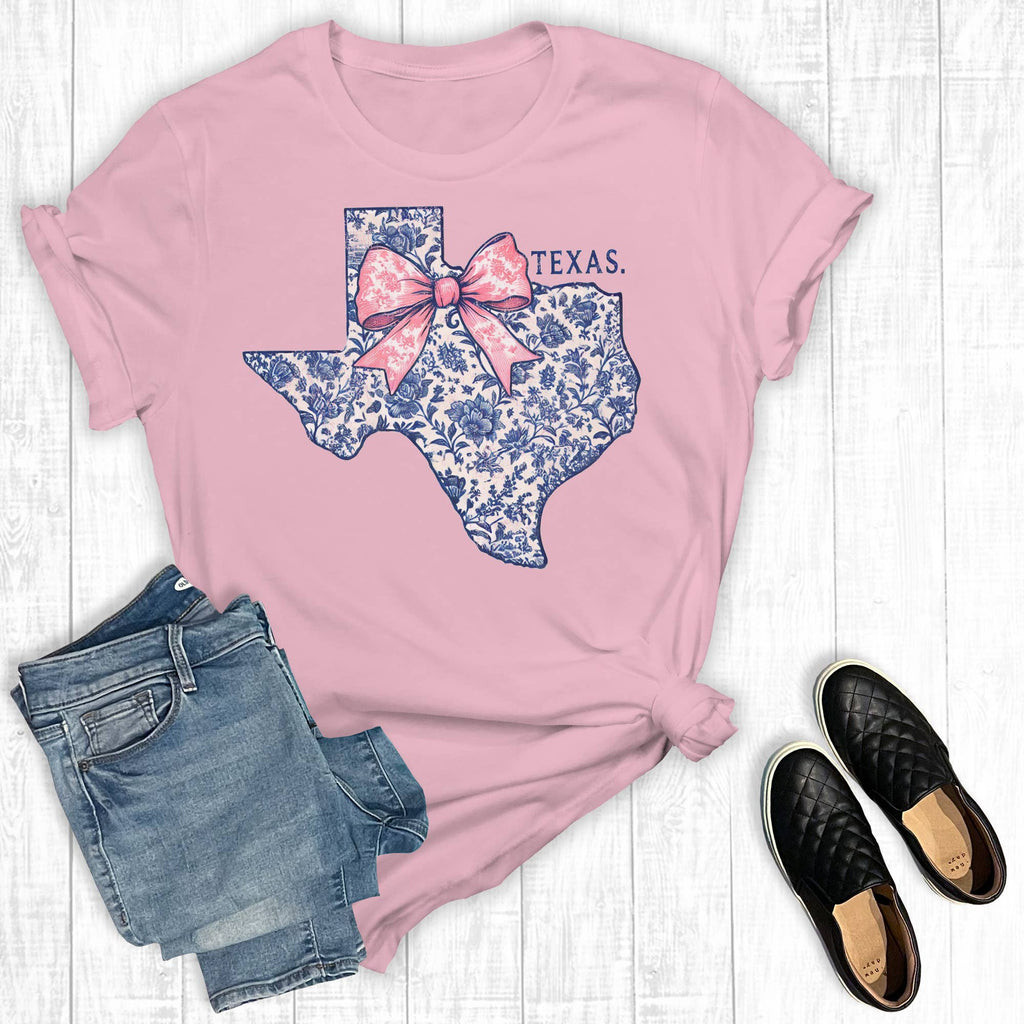 Western Texas Coquette Bow Graphic Tee
