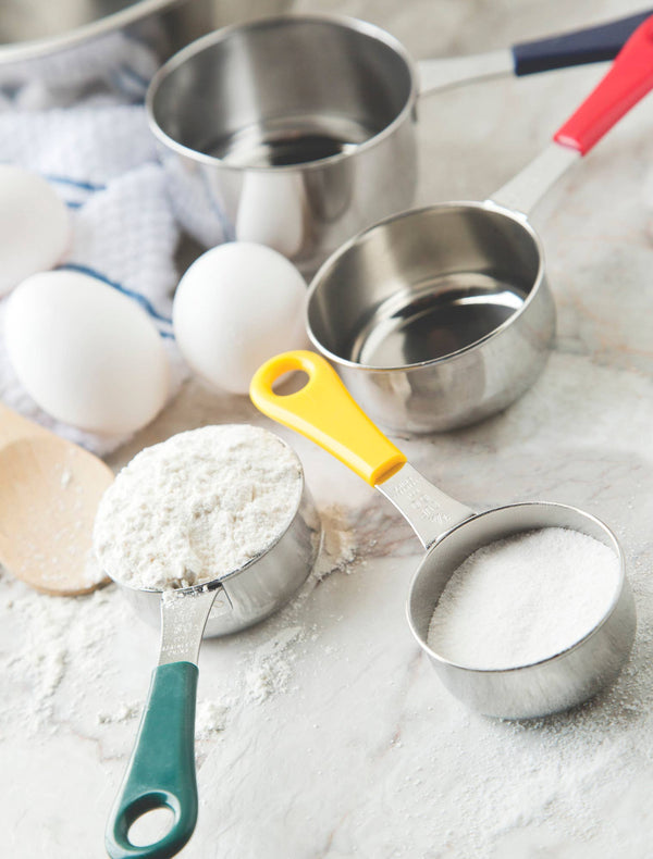 Fox Run Brands - Fox Run Stainless Steel Measuring Cup Set, 4-Piece Color Set