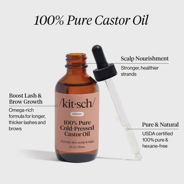 KITSCH - 100% Castor Oil - 2oz