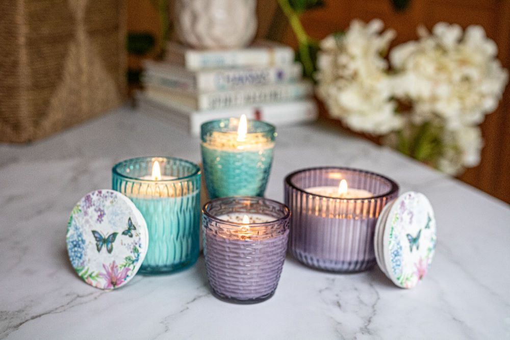 Butterflies and Hummingbirds Candle Collection
