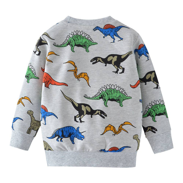 Cute Cartoon Cotton Sweatshirt for Boys
