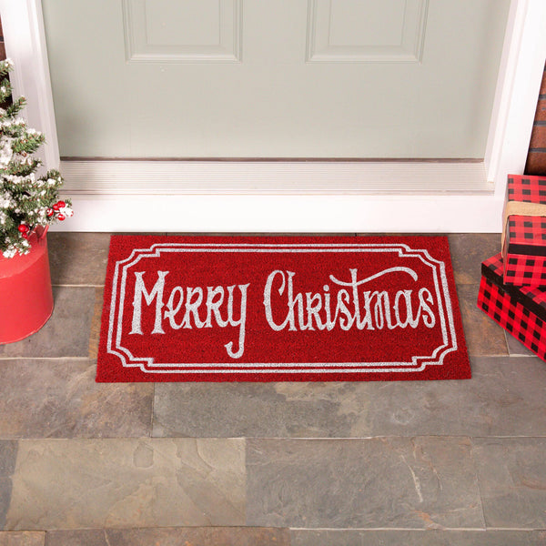 Evergreen Enterprises - Bright Merry Christmas Coir Mat