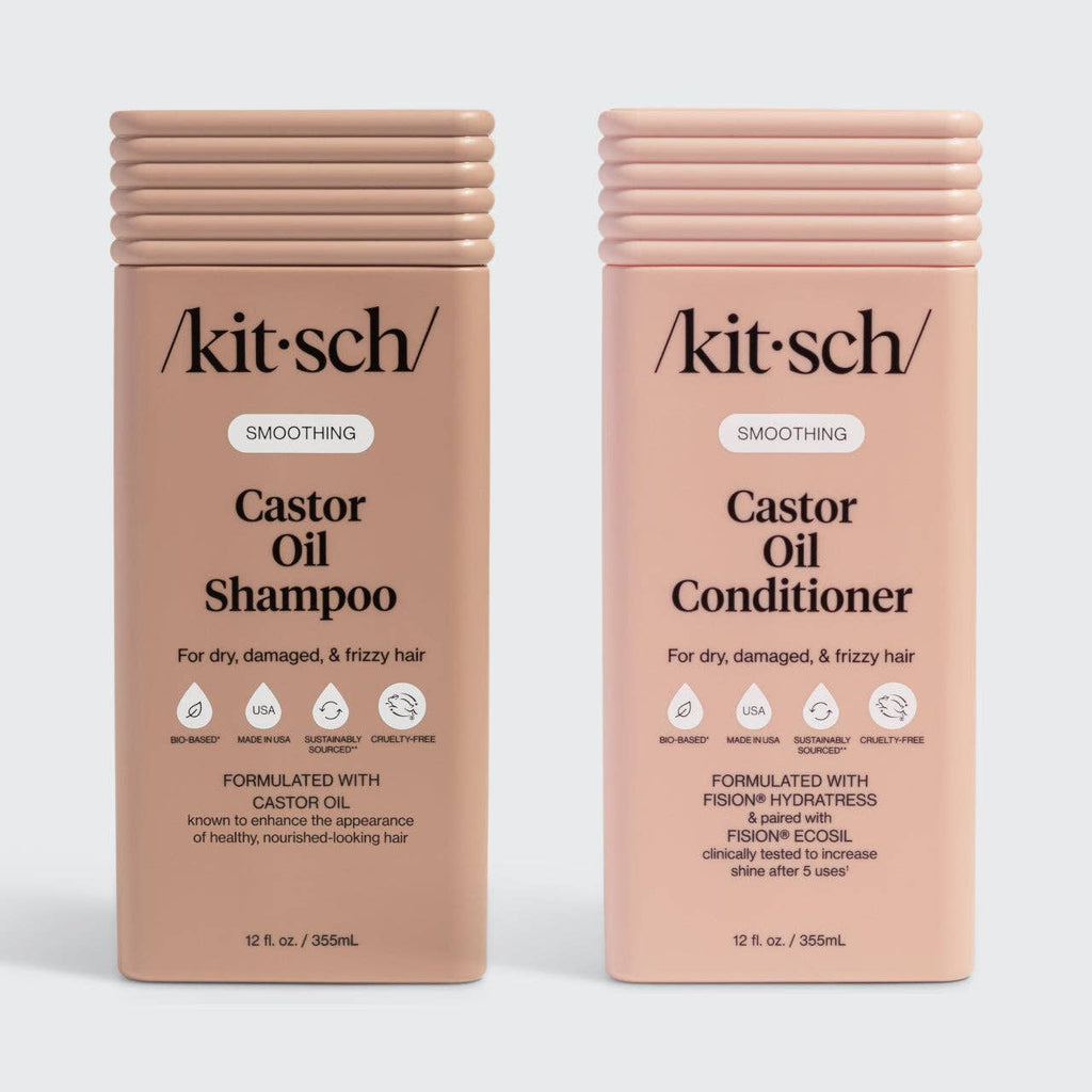 KITSCH - Smoothing Castor Oil Shampoo & Conditioner