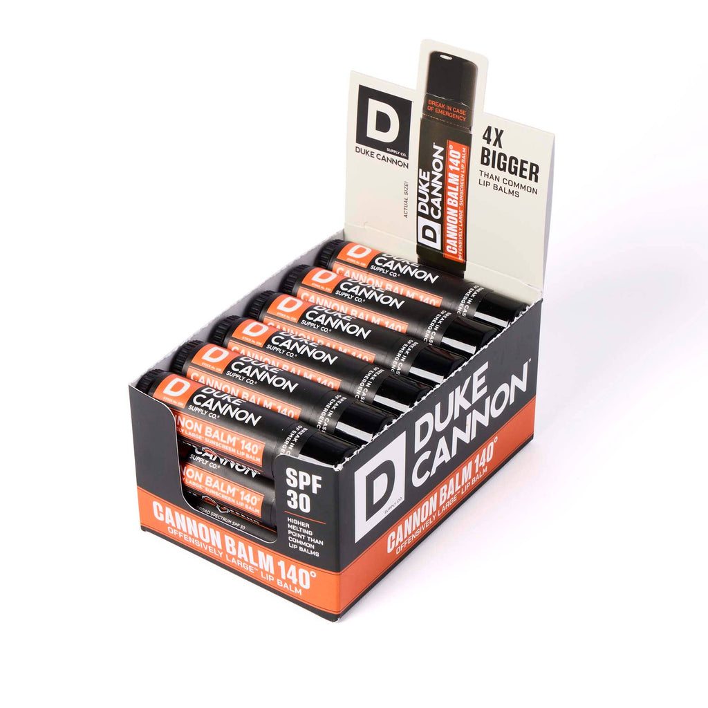 Duke Cannon - Cannon Balm® 140° Lip Balm (18 Unit Display)