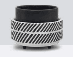 Black Herringbone Modern Wax Melt