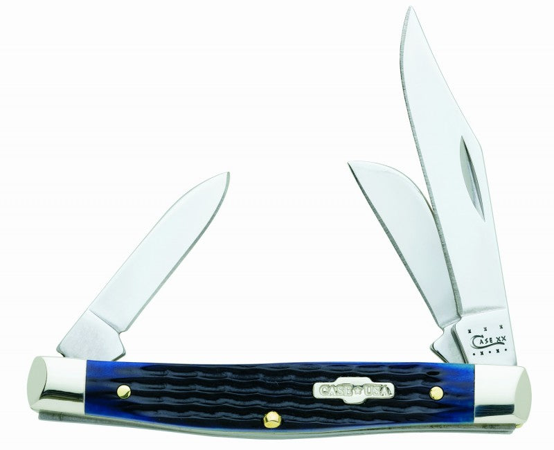 Case Blue Bone Rogers Corn Cob Jig Medium Stockman No. 02806 - Matarow
