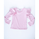 Evie Ruffle Shoulder Top - Ballerina Pink