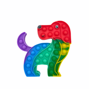 Dog Rainbow Pop Fidget Toy