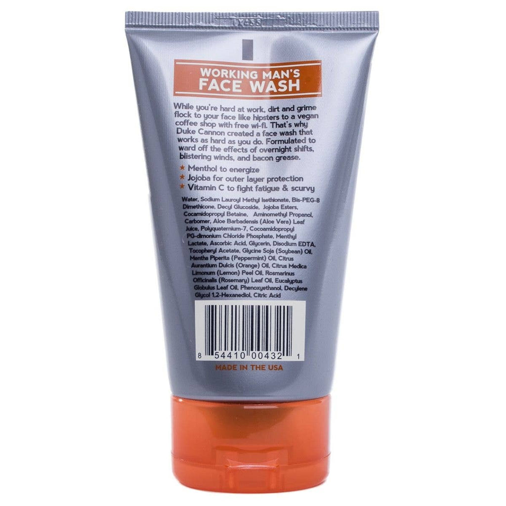 Duke Cannon - Working Man's Face Wash - Matarow