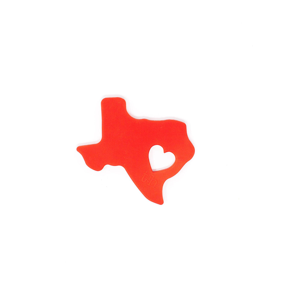 Three Hearts Modern Teething Accessories - Texas Silicone Teether - Matarow