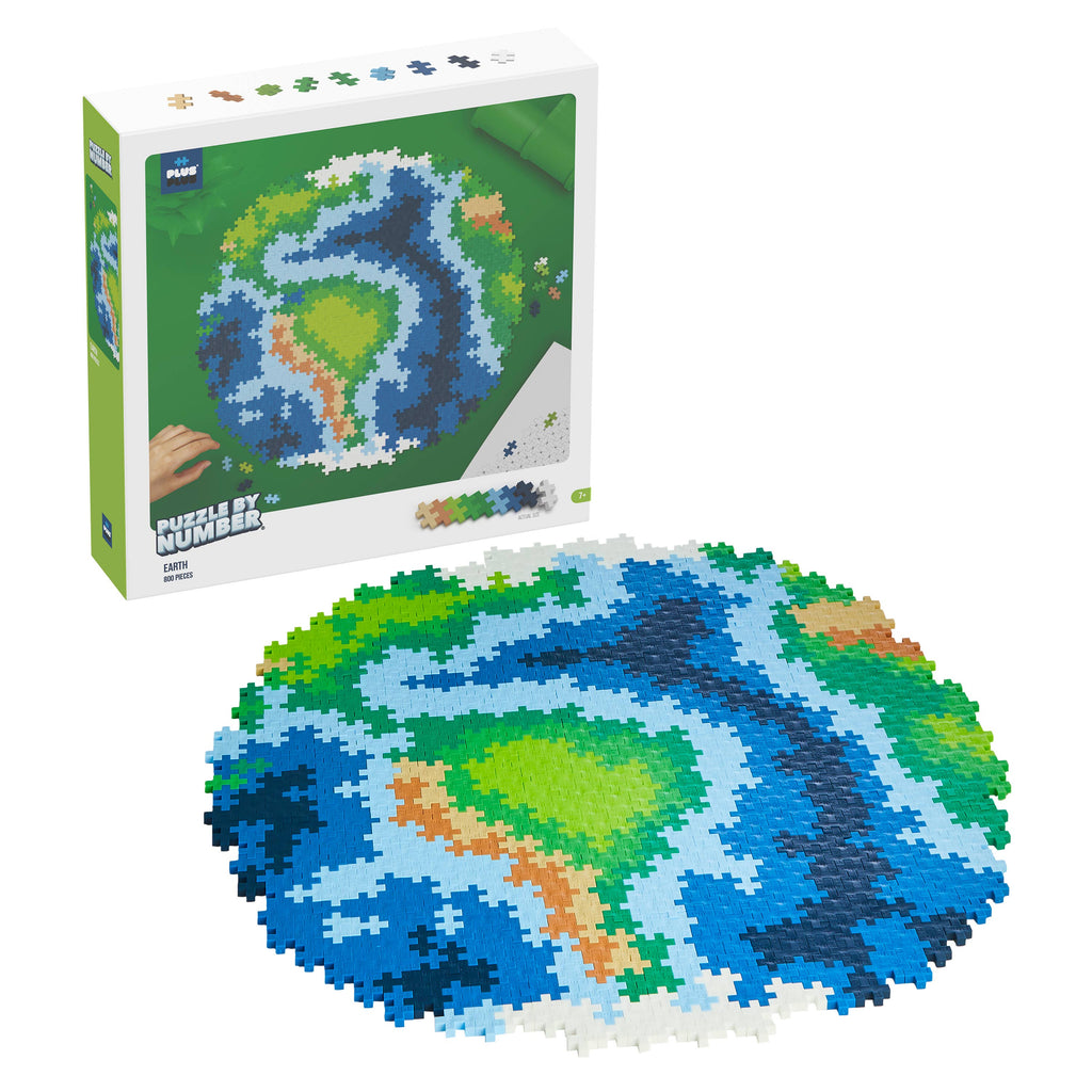 Plus-Plus USA - Puzzle by Number - Earth - 800 pc
