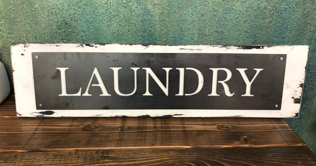 Laundry Raw on Distressed Wood - Matarow