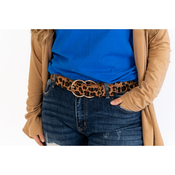 Faux Fur Belt