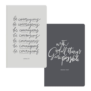 Notepad Set-Be Courageous