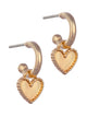 LAURA JANELLE HUGGIE & HEART EARRINGS