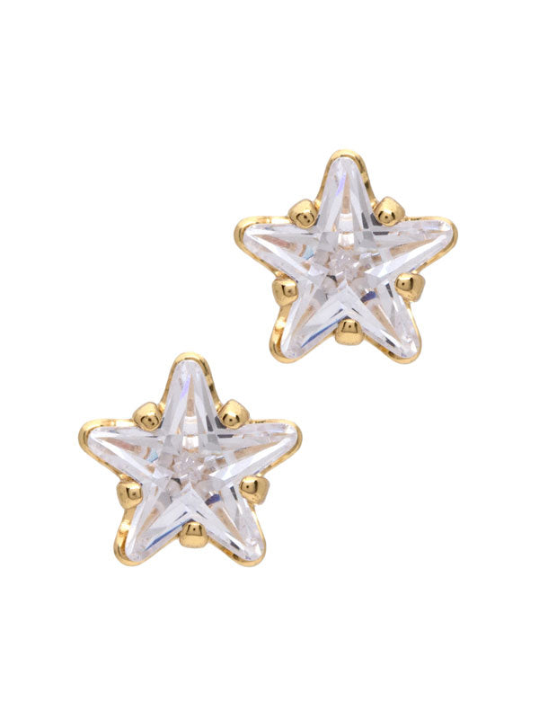 LAURA JANELLE CRYSTAL STAR STUD EARRINGS