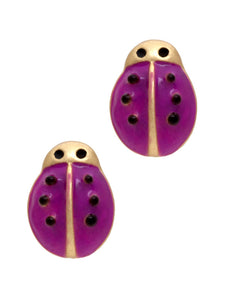 LAURA JANELLE LADY BUG STUD EARRINGS