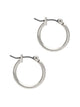 LAURA JANELLE SMALL THIN HOOP EARRINGS