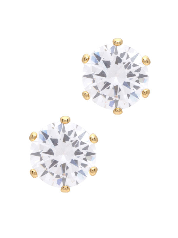 LAURA JANELLE Small Crystal Stud Earrings
