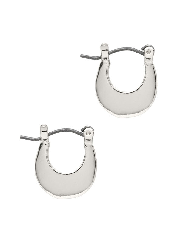 LAURA JANELLE MINI CRESENT HOOP EARRINGS